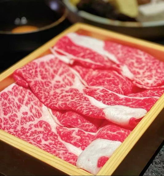 Fresh-cut M9 Wagyu — any shape you desire, we have it all.(Chuck Flap)肩胛肉/鲜切M9和牛,你想切什么形状我都有!